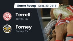 Recap: Terrell  vs. Forney  2018