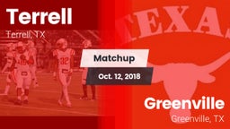 Matchup: Terrell  vs. Greenville  2018