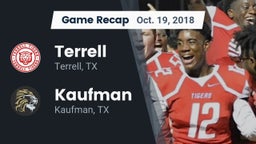 Recap: Terrell  vs. Kaufman  2018