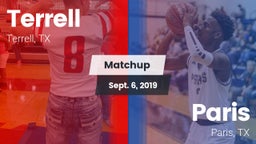 Matchup: Terrell  vs. Paris  2019