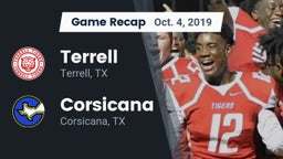 Recap: Terrell  vs. Corsicana  2019