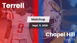 Matchup: Terrell  vs. Chapel Hill  2020