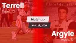 Matchup: Terrell  vs. Argyle  2020