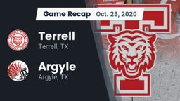 Recap: Terrell  vs. Argyle  2020