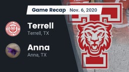 Recap: Terrell  vs. Anna  2020