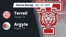 Recap: Terrell  vs. Argyle  2021