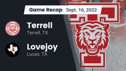 Recap: Terrell  vs. Lovejoy  2022