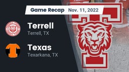 Recap: Terrell  vs. Texas  2022