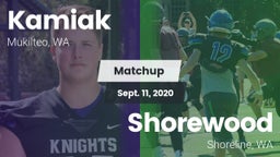 Matchup: Kamiak  vs. Shorewood  2020