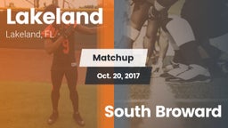 Matchup: Lakeland  vs. South Broward  2017
