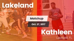 Matchup: Lakeland  vs. Kathleen  2017