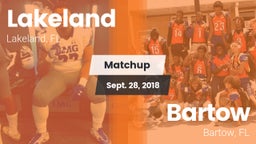Matchup: Lakeland  vs. Bartow  2018