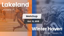 Matchup: Lakeland  vs. Winter Haven  2018