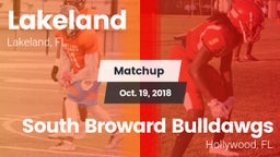 Matchup: Lakeland  vs. South Broward  Bulldawgs 2018