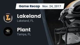 Recap: Lakeland  vs. Plant  2017