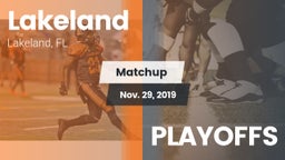 Matchup: Lakeland  vs. PLAYOFFS 2019