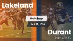 Matchup: Lakeland  vs. Durant  2020