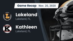 Recap: Lakeland  vs. Kathleen  2020