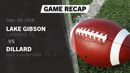 Recap: Lake Gibson  vs. Dillard  2016