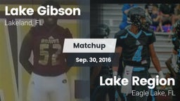 Matchup: Lake Gibson High vs. Lake Region 2016