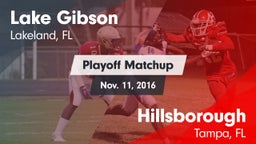 Matchup: Lake Gibson High vs. Hillsborough  2016