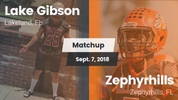 Matchup: Lake Gibson High vs. Zephyrhills  2018