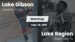 Matchup: Lake Gibson High vs. Lake Region  2018