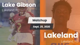Matchup: Lake Gibson High vs. Lakeland  2020