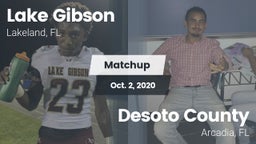 Matchup: Lake Gibson High vs. Desoto County  2020