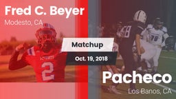 Matchup: Fred C. Beyer High S vs. Pacheco  2018