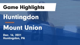 Huntingdon  vs Mount Union  Game Highlights - Dec. 16, 2021
