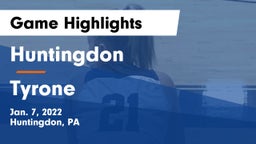 Huntingdon  vs Tyrone  Game Highlights - Jan. 7, 2022