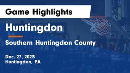 Huntingdon  vs Southern Huntingdon County  Game Highlights - Dec. 27, 2023