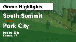 South Summit  vs Park City  Game Highlights - Dec 10, 2016