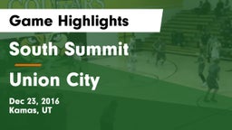 South Summit  vs Union City  Game Highlights - Dec 23, 2016