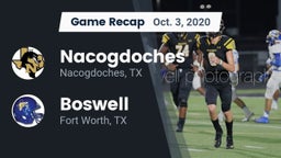 Recap: Nacogdoches  vs. Boswell   2020