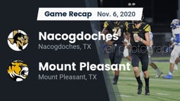 Recap: Nacogdoches  vs. Mount Pleasant  2020