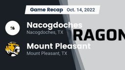 Recap: Nacogdoches  vs. Mount Pleasant  2022