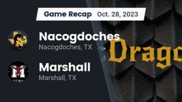Recap: Nacogdoches  vs. Marshall  2023