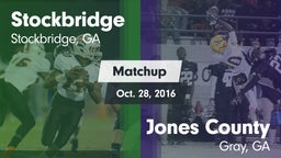Matchup: Stockbridge vs. Jones County  2016