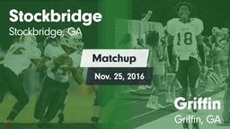 Matchup: Stockbridge vs. Griffin  2016