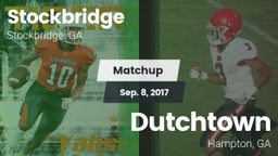 Matchup: Stockbridge vs. Dutchtown  2017