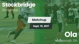 Matchup: Stockbridge vs. Ola  2017