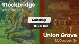 Matchup: Stockbridge vs. Union Grove  2017