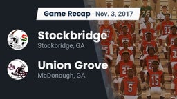 Recap: Stockbridge  vs. Union Grove  2017