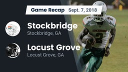 Recap: Stockbridge  vs. Locust Grove  2018