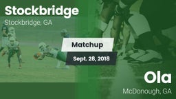 Matchup: Stockbridge vs. Ola  2018