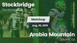 Matchup: Stockbridge vs. Arabia Mountain  2019