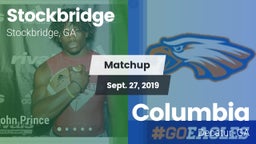 Matchup: Stockbridge vs. Columbia  2019