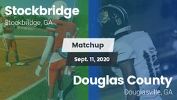 Matchup: Stockbridge vs. Douglas County  2020